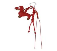 Créative Sausage Dog Clé Anneaux Accessoires Multi-objectifs Keychain Facile Installer Accessoire De Clés Pour Activités Extérieures Anneau De Clé Détachable Avec Matériaux PU