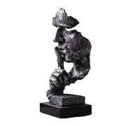 Creative Silence est Une Figure de Statue d'or Figure Figurine statune Statuette Nordique intérieur Moderne Maison Salon décoration décoration Ornements Arts, 4 Collection d'art