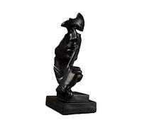 Creative Silence est Une Figure de Statue d'or Figure Figurine statune Statuette Nordique intérieur Moderne Maison Salon décoration décoration Ornements Arts, 4 Collection d'art