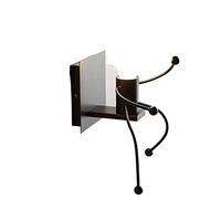 Creative Single Head Iron Wall Lamp Double Head Wall Light Bedroom Bedside Lamp Decoration E27 Power Interface barn Lighting fixtures Modern Chandeliers