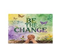 Creative Slogan: Be The Change Puzzle Grand Jeu de 500 pièces