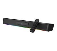 Creative Sound Blaster Katana SE Barre de Son de Jeu multicanal, Puissance de crête de 180 W, Conception à 4 Haut-parleurs bi-amplifiés, Technologie Super X-FI et éclairage RVB