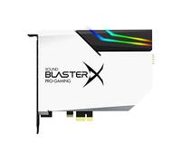 CREATIVE Sound BlasterX AE-5 Plus Pure Edition SABRE32 Carte Son de Jeu PCI-e Ultra-Classe 32 bits/384 kHz et DAC avec Dolby Digital et DTS, Casque bi-ampli Xamp Discret, SNR 122 DB, Bandes LED RVB