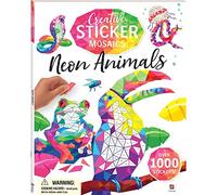 Creative Sticker Mosaics Neon Animals