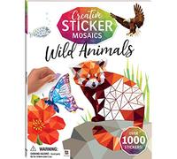 Creative Sticker Mosaics: Wild Animals