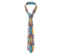 Creative Strokes Cravate pour homme - Cravate douce et élégante pour le travail et les occasions spéciales, AS PIC 4