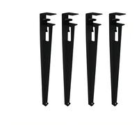 Creative Table Leg Support Dining Tables Clamp Metal DIY Tabletops Narrow Legs Suitable Desks Coffee Tables Breakfast Table Workbenches(40cm/Black)