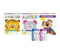 Creative Teaching Materials First Grade Skills Workbook & Flashcard Bundle