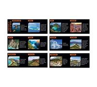 Creative Teaching Press Décoration de tableau blanc 5 thèmes de géographie (paire avec tableau blanc ou tableau d'affichage, à suspendre dans le couloir, la bibliothèque, les espaces d'apprentissage