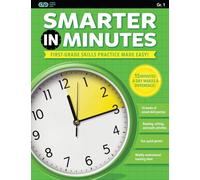 Creative Teaching Press Smarter in Minutes 1 à 10 semaines de lecture, d'écriture et de pratique des mathématiques, cahier d'exercices quotidiens pour l'école à domicile de 1ère année, préparation aux
