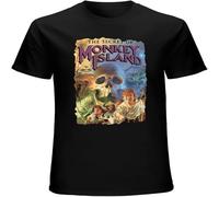 Creative The Secret of Monkey Island Men's T Shirt Tee Black M