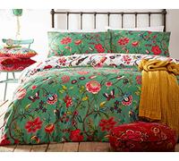 Creative Tissu Pomelo Duvet Set, Polycoton, Verdi Vert, Super King