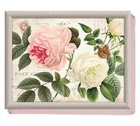 Creative Tops Plateau avec Coussin Motif Roses Multicolore