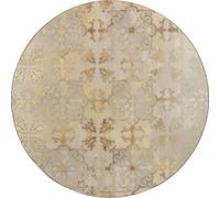 CREATIVE TOPS Set de 4 sets de table avec dos en liège de liège, impression or, 29 cm, or & gris