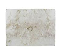 Creative Tops Set de 6 Sets de Table « Grey Marble » Haut de Gamme avec Dos en liège, 30 x 23 cm - Gris/Blanc