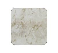 Creative Tops sous-Verres « Grey Marble » imprimés Haut de Gamme avec Dos en liège, 10,5 x 10,5 cm - Gris/Blanc (Lot de 4)