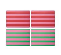Creative Tops Stripe Print Lot de 4 Grandes Sets de Table Haut de Gamme, résistants à la Chaleur, antidérapants, Anti-Taches, Dos en liège, faciles à Nettoyer, imprimés