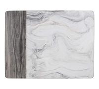 Creative Tops Wine Premium Lot de 6 Sets de Table avec Dos en liège, Liège, Blanc/Gris, Large Placemats
