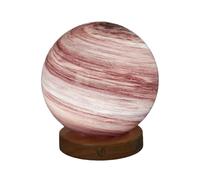 Creative Touch Amethyst Haze Lampe de table planétaire LED tactile à intensité variable Lumière froide à chaude, rechargeable USB-C, lampe de chevet sans fil, 15 cm