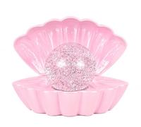 Creative Touch Lampe d'ambiance LED à couleur changeante avec boule de perles pailletées, alimentation USB ou piles, pour chambre à coucher et cadeaux Rose