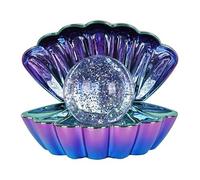 Creative Touch Lampe d'ambiance LED en forme de coquille de palourde opalescente