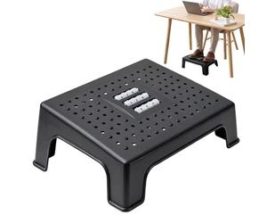 Creative Under Desk Footrest For Office & Home - Simple Ergonomic Footstool For Under Desk Support | Versatile Padded Sofa Footstool And Ottoman | Modern Anti-Fatigue Step Stool