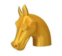 Creative Vehicle Accessory - Horse Hitch Cover for Sedans SUVs | 3D Printed Materials with Decorative Function, Trailer Dust Cap for Cars, Road Trips, Housemoving, Camping