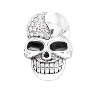 Creative Vehicle Interior Ornament, Car Vent Clips Skull Head Air Freshener, 1.0x 1.6 inches, Long-Lasting Scent Diffuser, Automotive Outlet Perfume Clip for Driving Comfort
