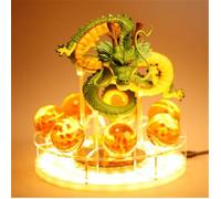 Creative Veilleuse Table Lampe LED Jouets Figurine Dragon Ball z Shenron Bénédiction Réalisez le Rêve DBz Ensemble Combiné Mascotte
