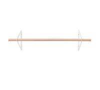 Creative Wall Mounted Clothing Store Display Rack,Multi Purpose Hanging Rod Made of Solid Wood and Iron,Rustic Pipe Hanging Rod for Closet,Easy Installation/16 * 150Cm (28.5 * 100cm)