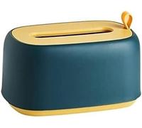 Creative Wall-Mounted Minimalist Desktop Napkin Holder In Stylish Blue Design