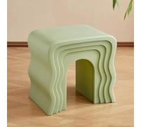 Creative Wave Petite table basse de salon Canapé près d'un petit designer Crème Wind Cafe