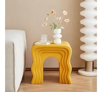 Creative Wave Petite table basse de salon Canapé près d'un petit designer Crème Wind Cafe