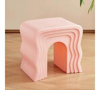 Creative Wave Petite table basse de salon Canapé près d'un petit designer Crème Wind Cafe