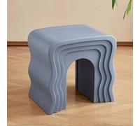 Creative Wave Petite table basse de salon Canapé près d'un petit designer Crème Wind Cafe