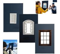 Creative Window Photograph Props,Unique Outdoor Picture Framing Perspective,Portable Travel Photos Viewfinder Suitable for All Kinds of Scenery (ABC)