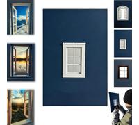 Creative Window Props, Portable Outdoor Window Frame Photography Props, Reusable Lightweight Travel Photos Picture Frames Prop for Unique Perspective,Taking Photos at Mountaintops,City Landmarks