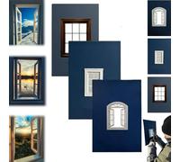 Creative Window Props, Portable Outdoor Window Frame Photography Props, Reusable Lightweight Travel Photos Picture Frames Prop for Unique Perspective,Taking Photos at Mountaintops,City Landmarks