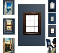 Creative Window Props, Portable Outdoor Window Frame Photography Props, Reusable Lightweight Travel Photos Picture Frames Prop for Unique Perspective,Taking Photos at Mountaintops,City Landmarks