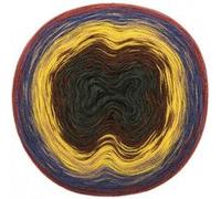 Laine à tricoter 'Rico Design - Créative wool Dégradé' Super 6 Multicolore 200g
