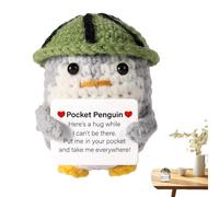 Creative Wool Potato - Positive Life Crochet Toy, idéal pour Les câlins à Noël, Comprend des Cartes d'affirmation Positive, Parfait pour Les, Les amitiés et Les Cadeaux Inspirants sur Les