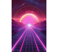 Creative Writing Journal - Retro Style Design: A lined notebook with a Retro cover design and 2026 yearly calendar inside