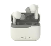 CREATIVE Zen Air Plus Écouteurs Intra-Auriculaires légers sans Fil avec Audio Bluetooth Le, réduction Active du Bruit Hybride, Mode ambiant, jusqu'à 32 Heures d'autonomie Totale, 6 Microphones