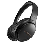 Creative Zen Hybrid Casque Circum-Aural sans Fil, Suppression Active du Bruit Hybride, Mode Ambiant, 27 Hrs Batterie (ANC Activé), Bluetooth 5.0, Noir