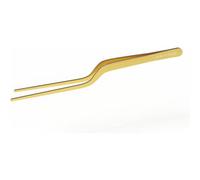 CREATIVECHEF 1 pince à épiler de cuisine de 20,3 cm pour placage de nourriture ergonomique, pince fine, outil de cuisine de chef pour la réparation des aliments et la réparation des aliments en acier