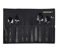 CREATIVECHEF Lot de 10 pinces de cuisine - Outils de placage de chef - Kit culinaire - Pinces de précision - Kit de placage de chef spécialisé pour la décoration des aliments - Robuste - Acier
