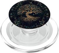 Creativemotions - Arbre de vie - Tree of Life - Yggdrasill PopSockets Support et Grip pour Smartphones et Tablettes PopSockets PopGrip pour MagSafe - Transparent - iPhone, iPad