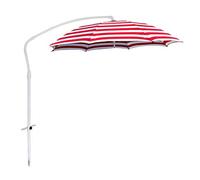 CreativeOutdoor Parasol Pole Type Garden Patio Sun Umbrella 2.15m Portable Terrace Beach Sunshade with Vertical Cone P
