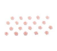 Creativery Lot de 20 roses en satin de 15 mm - Couleurs au choix : 10/15/20/30/60 mm - Couleurs résistantes et lavables - Petites roses en tissu à coudre - Pour bricolage, couture, collage, décoration