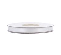 Creativery Rouleau de 10 m Double Face Ruban de Satin 6 mm 002 weiß